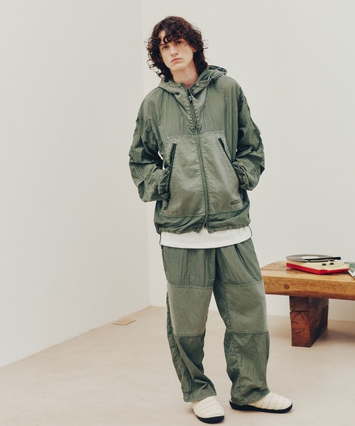 MANASTASH（マナスタッシュ）の「MANASTASH/マナスタッシュ/PANEL WIND PANTS（その他パンツ・メンズ・カーキ/モスグリーン/ブルー・L/S/XL/M）」の8枚目の写真