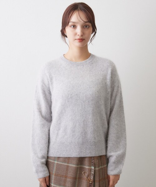 DRESSTERIOR(ドレステリア)の「ウールカシミヤ シャギーニット(ニット/セーター・レディース・ライトグレー/ブラウン系その他/ピンク系・36/38)」の17枚目の写真