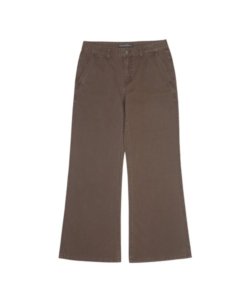 COYSEIO コイセイオ フローフォールド加工 カーキ色 パンツ 038 COTTON BOOTCUT PANTS（その他パンツ）｜COYSEIO 038（コイセイオ