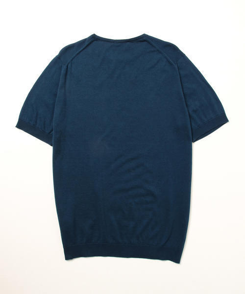 JOHN SMEDLEY ネイビー ショートスリーブ S JOHN SMEDLEY ネイビー ショートスリーブ S