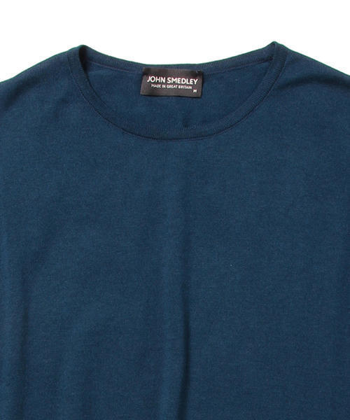 JOHN SMEDLEY ネイビー ショートスリーブ S JOHN SMEDLEY ネイビー ショートスリーブ S