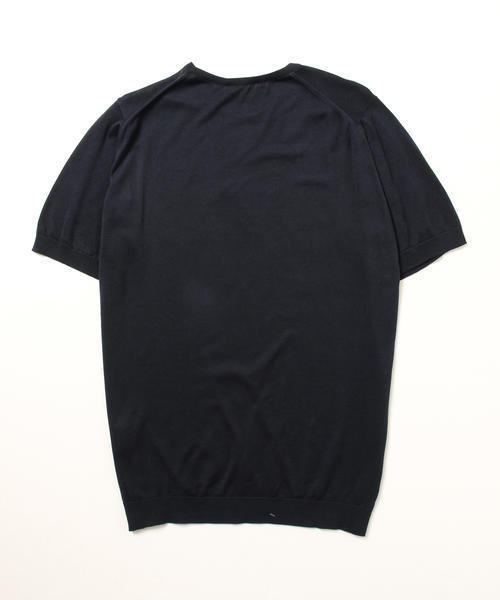 JOHN SMEDLEY(ジョンスメドレー)の「JOHN SMEDLEY / 30ゲージ ショートスリーブクルー(Tシャツ/カットソー・メンズ・シルバー/インディゴブルー/ネイビー・L/43/S/38/M/40)」の17枚目の写真
