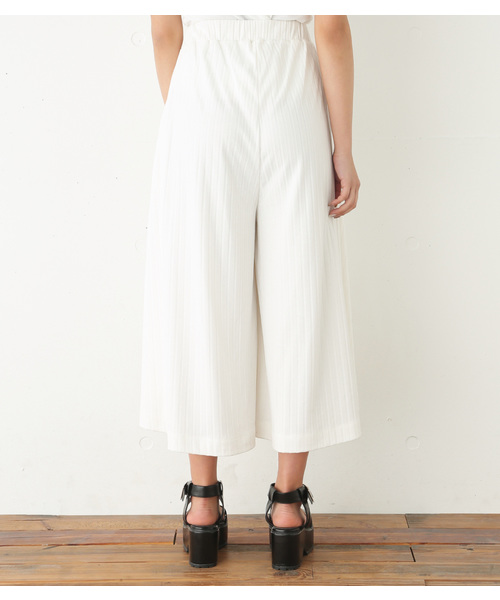 SLY（スライ）の「【otonaMUSE5月号掲載】CUT RIB ｻｰｷｭﾗｰｷｭﾛｯﾄ-S（その他パンツ・レディース・ベージュ/ホワイト/ブラック・1/2）」の5枚目の写真