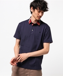 【新品】ブラックレーベルクレストブリッジ　ポロシャツ　L　紺　バーバリー　509 BLACK LABEL CRESTBRIDGE（ブラックレーベル・クレストブリッジ）の