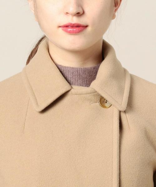 BEAUTY&YOUTH UNITED ARROWS(ビューティーアンドユースユナイテッドアローズ)の「BY ライトメルトン ロングPコート◆(ピーコート・レディース・ベージュ/ダークグレー・SMALL/MEDIUM)」の15枚目の写真
