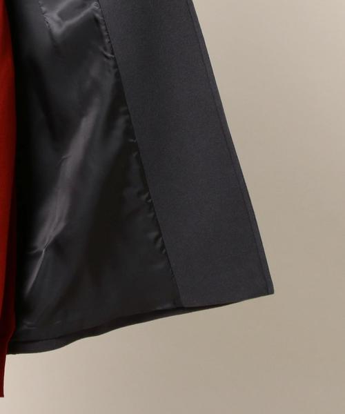 BEAUTY&YOUTH UNITED ARROWS(ビューティーアンドユースユナイテッドアローズ)の「BY ライトメルトン ロングPコート◆(ピーコート・レディース・ベージュ/ダークグレー・SMALL/MEDIUM)」の9枚目の写真