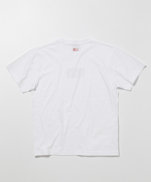 BLUE CHIP（ブルーチップ）の「LIFE LOGO Tee（Tシャツ/カットソー・メンズ・ネイビー/ホワイト・LARGE/SMALL/MEDIUM）」の3枚目の写真