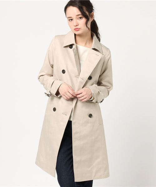 Honeys（ハニーズ）の「トレンチコート（トレンチコート・レディース・グレー/ピンク/ネイビー/ベージュ/ライトベージュ/ブラック・M/LL/L）」の4枚目の写真