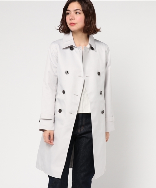 Honeys（ハニーズ）の「トレンチコート（トレンチコート・レディース・グレー/ピンク/ネイビー/ベージュ/ライトベージュ/ブラック・M/LL/L）」の3枚目の写真