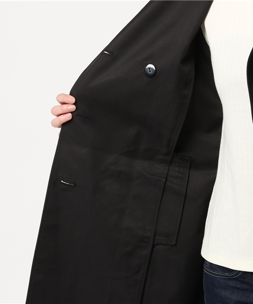 Honeys（ハニーズ）の「トレンチコート（トレンチコート・レディース・グレー/ピンク/ネイビー/ベージュ/ライトベージュ/ブラック・M/LL/L）」の15枚目の写真