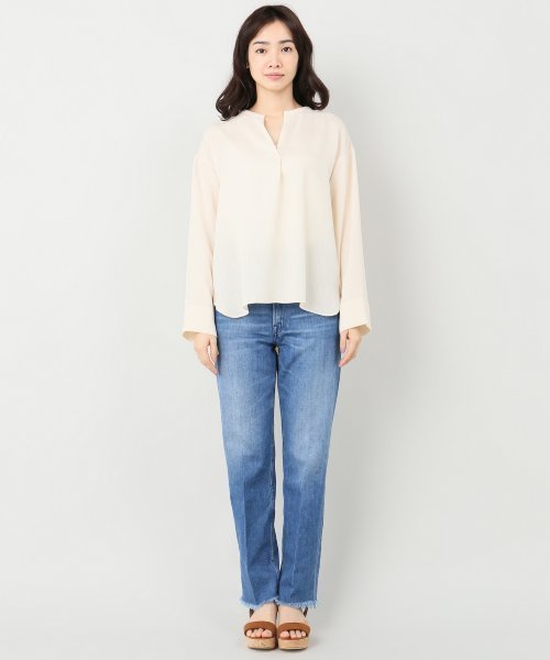 plage（プラージュ）の「ドライPL カラーレスブラウス◆（シャツ/ブラウス・レディース・ホワイト/ベージュ・FREE）」の7枚目の写真