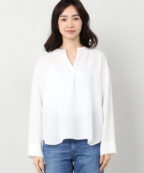 plage（プラージュ）の「ドライPL カラーレスブラウス◆（シャツ/ブラウス・レディース・ホワイト/ベージュ・FREE）」の14枚目の写真