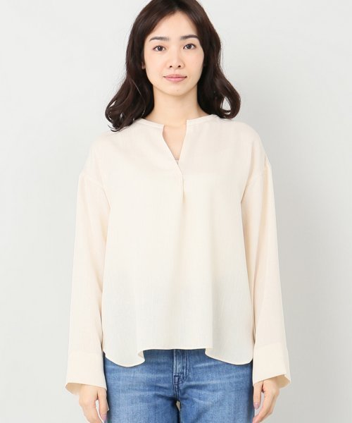 plage（プラージュ）の「ドライPL カラーレスブラウス◆（シャツ/ブラウス・レディース・ホワイト/ベージュ・FREE）」の15枚目の写真