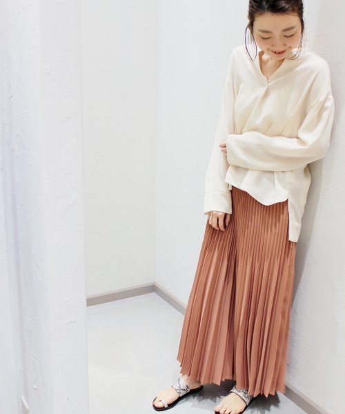 plage（プラージュ）の「ドライPL カラーレスブラウス◆（シャツ/ブラウス・レディース・ホワイト/ベージュ・FREE）」の18枚目の写真