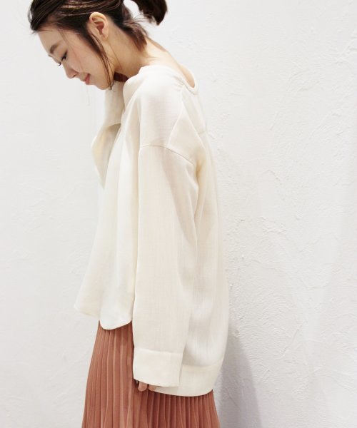 plage（プラージュ）の「ドライPL カラーレスブラウス◆（シャツ/ブラウス・レディース・ホワイト/ベージュ・FREE）」の19枚目の写真