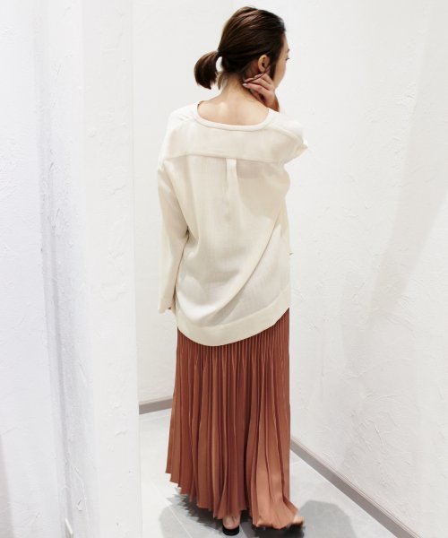 plage（プラージュ）の「ドライPL カラーレスブラウス◆（シャツ/ブラウス・レディース・ホワイト/ベージュ・FREE）」の20枚目の写真