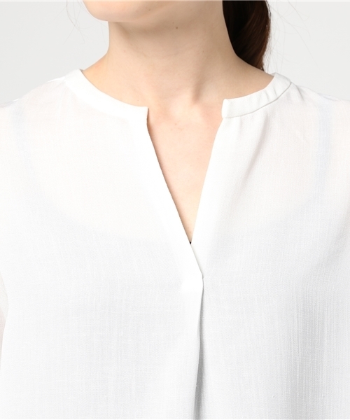 plage（プラージュ）の「ドライPL カラーレスブラウス◆（シャツ/ブラウス・レディース・ホワイト/ベージュ・FREE）」の9枚目の写真