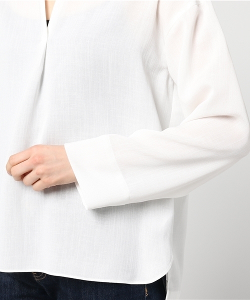 plage（プラージュ）の「ドライPL カラーレスブラウス◆（シャツ/ブラウス・レディース・ホワイト/ベージュ・FREE）」の10枚目の写真