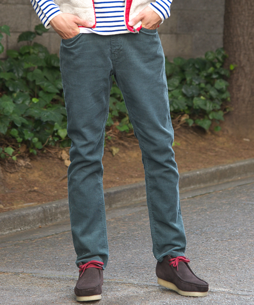 coen（コーエン）の「サンタモニカ コーデュロイパンツ ∞（その他パンツ・メンズ・ケリー/ネイビー/ライトグレー/ワインレッド/オリーブ/ブラック/ベージュ/コバルトブルー・SMALL/MEDIUM/LARGE/X-LARGE）」の5枚目の写真