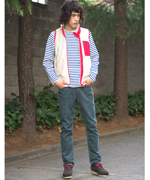 coen（コーエン）の「サンタモニカ コーデュロイパンツ ∞（その他パンツ・メンズ・ケリー/ネイビー/ライトグレー/ワインレッド/オリーブ/ブラック/ベージュ/コバルトブルー・SMALL/MEDIUM/LARGE/X-LARGE）」の17枚目の写真