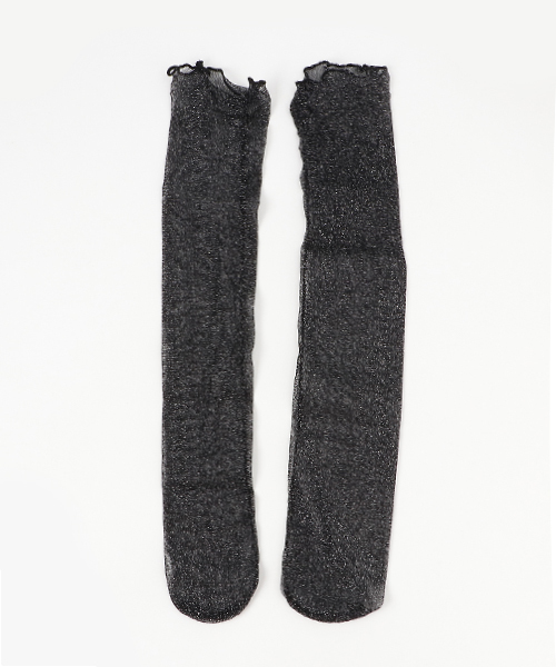 Heather（ヘザー）の「チュールソックス   766694（ソックス/靴下・レディース・ドット/ブラック/ヘザ－グレー/ダークブラウン/ベージュ系その他・FREE）」の10枚目の写真