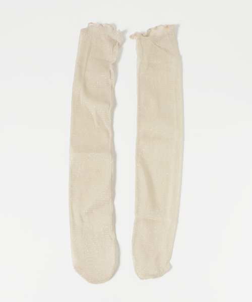 Heather（ヘザー）の「チュールソックス   766694（ソックス/靴下・レディース・ドット/ブラック/ヘザ－グレー/ダークブラウン/ベージュ系その他・FREE）」の15枚目の写真