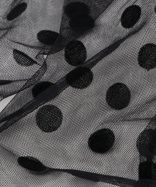 Heather（ヘザー）の「チュールソックス   766694（ソックス/靴下・レディース・ドット/ブラック/ヘザ－グレー/ダークブラウン/ベージュ系その他・FREE）」の9枚目の写真