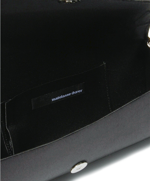 matelasse durer（マトラッセ デュレ）の「【matelasse durer】メタルビーズクラッチバッグ（クラッチバッグ・レディース・モカ/ブラック・00）」の6枚目の写真