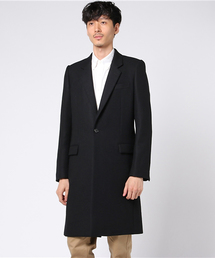JOHN LAWRENCE SULLIVAN サリバン　ツイードチェスターコート MELANGE MELTON DOUBLE BREASTED COAT（チェスターコート
