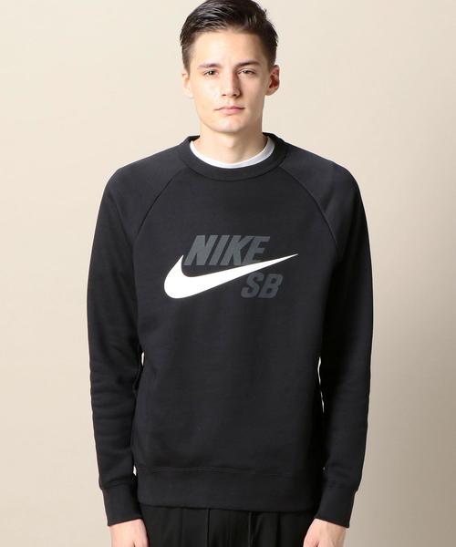 NIKE SB（ナイキエスビー）の「＜NIKE（ナイキ） SB＞ LOGO SWEAT/スウェット ◆（スウェット・メンズ・ホワイト/ブラック・LARGE/MEDIUM/SMALL）」の4枚目の写真