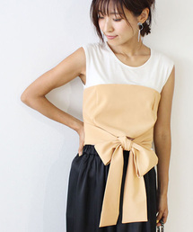 MODE ROBE（モードローブ）の「ロングリボンビスチェ（ベスト）」
