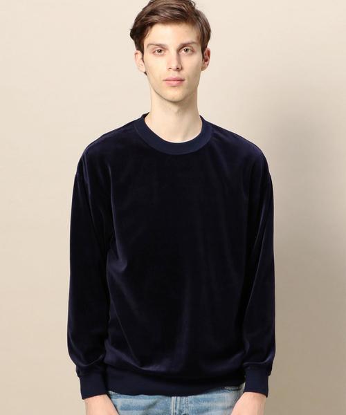 BEAUTY&YOUTH UNITED ARROWS（ビューティーアンドユースユナイテッドアローズ）の「BY ベロア スウェット ◆（スウェット・メンズ・オフホワイト/ワインレッド/ネイビー・MEDIUM/X-LARGE/SMALL/LARGE）」の15枚目の写真