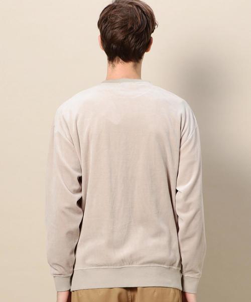 BEAUTY&YOUTH UNITED ARROWS（ビューティーアンドユースユナイテッドアローズ）の「BY ベロア スウェット ◆（スウェット・メンズ・オフホワイト/ワインレッド/ネイビー・MEDIUM/X-LARGE/SMALL/LARGE）」の4枚目の写真