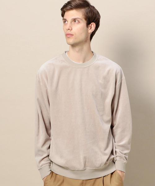 BEAUTY&YOUTH UNITED ARROWS（ビューティーアンドユースユナイテッドアローズ）の「BY ベロア スウェット ◆（スウェット・メンズ・オフホワイト/ワインレッド/ネイビー・MEDIUM/X-LARGE/SMALL/LARGE）」の18枚目の写真