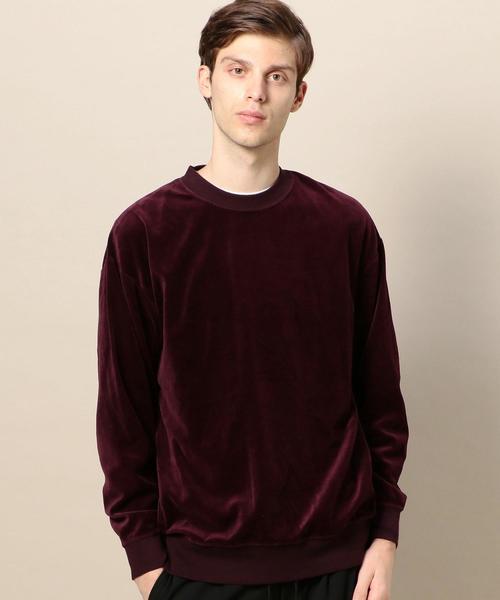 BEAUTY&YOUTH UNITED ARROWS（ビューティーアンドユースユナイテッドアローズ）の「BY ベロア スウェット ◆（スウェット・メンズ・オフホワイト/ワインレッド/ネイビー・MEDIUM/X-LARGE/SMALL/LARGE）」の19枚目の写真