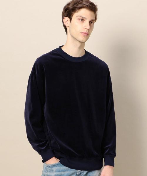 BEAUTY&YOUTH UNITED ARROWS（ビューティーアンドユースユナイテッドアローズ）の「BY ベロア スウェット ◆（スウェット・メンズ・オフホワイト/ワインレッド/ネイビー・MEDIUM/X-LARGE/SMALL/LARGE）」の20枚目の写真