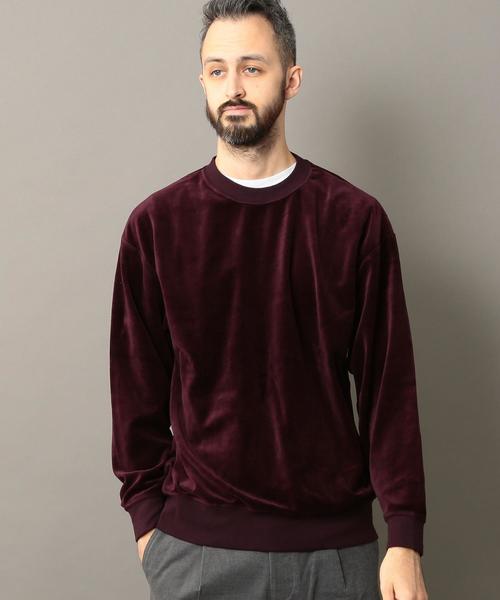 BEAUTY&YOUTH UNITED ARROWS（ビューティーアンドユースユナイテッドアローズ）の「BY ベロア スウェット ◆（スウェット・メンズ・オフホワイト/ワインレッド/ネイビー・MEDIUM/X-LARGE/SMALL/LARGE）」の22枚目の写真