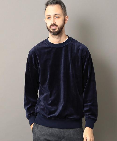 BEAUTY&YOUTH UNITED ARROWS（ビューティーアンドユースユナイテッドアローズ）の「BY ベロア スウェット ◆（スウェット・メンズ・オフホワイト/ワインレッド/ネイビー・MEDIUM/X-LARGE/SMALL/LARGE）」の16枚目の写真