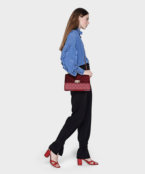 CHARLES & KEITH(チャールズ & キース)の「アンクルストラップサンダル / ANKLE STRAP SANDALS(サンダル・レディース・ブラック/レッド・23cm/23.5cm/24.5cm/25cm/22.5cm)」の13枚目の写真