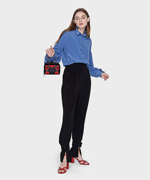 CHARLES & KEITH(チャールズ & キース)の「アンクルストラップサンダル / ANKLE STRAP SANDALS(サンダル・レディース・ブラック/レッド・23cm/23.5cm/24.5cm/25cm/22.5cm)」の14枚目の写真
