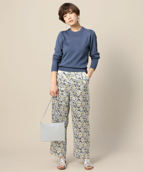 BEAUTY&YOUTH UNITED ARROWS(ビューティーアンドユースユナイテッドアローズ)の「BY 7ゲージコットンクルーネックニットプルオーバー ◆(ニット/セーター・レディース・ベージュ/ピンク/レッド/ネイビー・FREE)」の8枚目の写真
