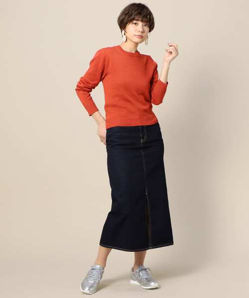 BEAUTY&YOUTH UNITED ARROWS(ビューティーアンドユースユナイテッドアローズ)の「BY 7ゲージコットンクルーネックニットプルオーバー ◆(ニット/セーター・レディース・ベージュ/ピンク/レッド/ネイビー・FREE)」の11枚目の写真