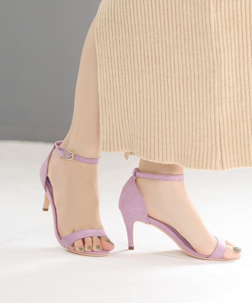 SESTO(セスト)の「美脚ピンヒールアンクルストラップサンダル(サンダル・レディース・キャメル/グレイッシュベージュ/ドット/グリーン/シルバー/ラベンダー/ブラック/ダークブラウン/ライトグリーン/ゴールド/ホワイト・24.5cm/25.5cm/22.5cm/23.5cm/24.0cm/22.0cm/23.0cm)」の19枚目の写真