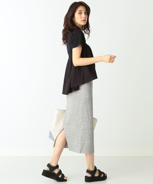 B:MING by BEAMS（ビーミングバイビームス）の「ビーミング by ビームス / ペプラム Tシャツ ② 18SS（Tシャツ/カットソー・レディース・グリーン系その他/ホワイト/ブラック/ライトグレー・ONE SIZE）」の19枚目の写真