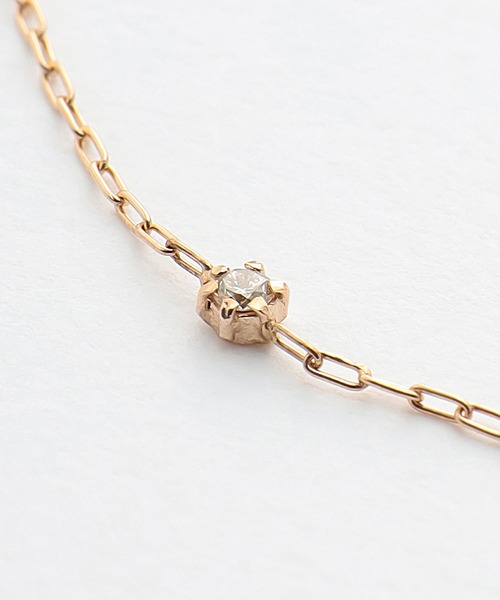 ESTELLE（エステール）の「K10 イエローゴールド ハート ステーション 2way ブレスレット ESTELLE/エステール ZOZOTOWN限定（ブレスレット・レディース・イエローゴールド・18cm）」の10枚目の写真