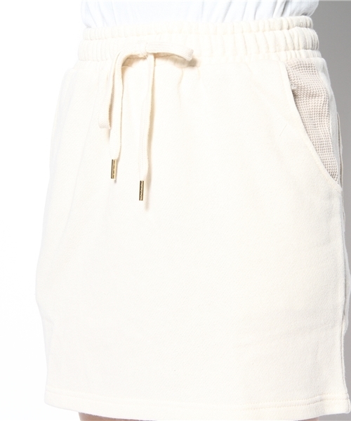 Kastane（カスタネ）の「【Kastane】裏毛miniSK（スカート・レディース・グレー/オフホワイト・FREE）」の9枚目の写真