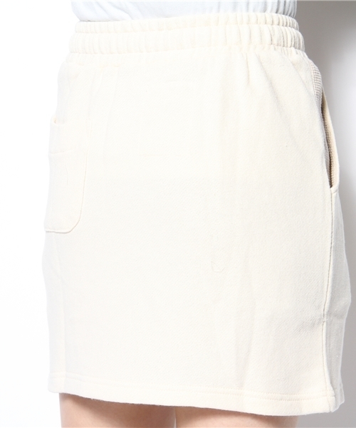 Kastane（カスタネ）の「【Kastane】裏毛miniSK（スカート・レディース・グレー/オフホワイト・FREE）」の4枚目の写真