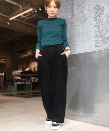 koe | ・USAコットンコーデュロイワイドパンツ ●(その他パンツ)