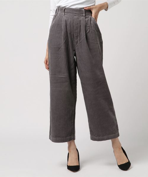 koe（コエ）の「・USAコットンコーデュロイワイドパンツ ●（その他パンツ・レディース・チャコールグレー/ブラック/ベージュ/グレー/テラコッタ・S/M/L）」の21枚目の写真