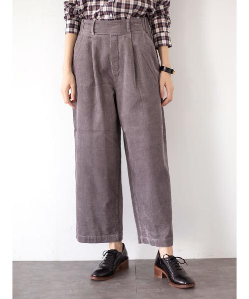 koe（コエ）の「・USAコットンコーデュロイワイドパンツ ●（その他パンツ・レディース・チャコールグレー/ブラック/ベージュ/グレー/テラコッタ・S/M/L）」の13枚目の写真